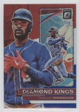 2022 Donruss Optic Diamond Kings Red White & Blue Prizm 65/199 Byron Buxton 0x4v