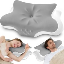 Cervical Neck Pillow Memory Foam Ergonomic Orthopedic Pain Relief CNP001 Side