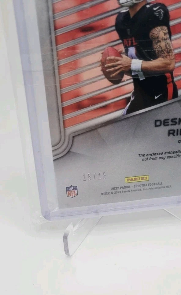 DESMOND RIDDER 2022 Spectra 15/15 1/1! Neon Pink 2 Clr Next Era Patch Rookie CIN - Image 3 of 3