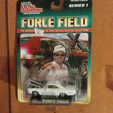 Racing Champions Force Field 1968 Plymouth Dragster Diecast White John Force
