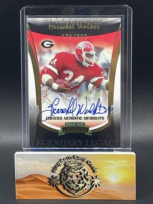  2006 Press Pass Legends - Herschel Walker On Card Authentic Auto #d /300 HOF 
