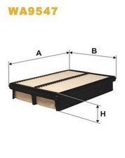 WIX FILTERS WA9547 Filtre à air pour HYUNDAI TUCSON (JM) pour KIA CERATO (LD)