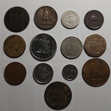 1857 France 5 Centimes, 1875 5 Pfennng, 1922 Italy 5 Cen, 1899 Magya, Jamaika,