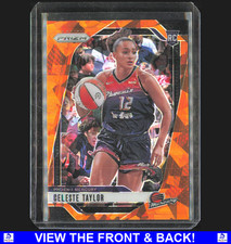 Celeste Taylor 2024 Panini Prizm WNBA Orange Ice RC Phoenix Mercury 48