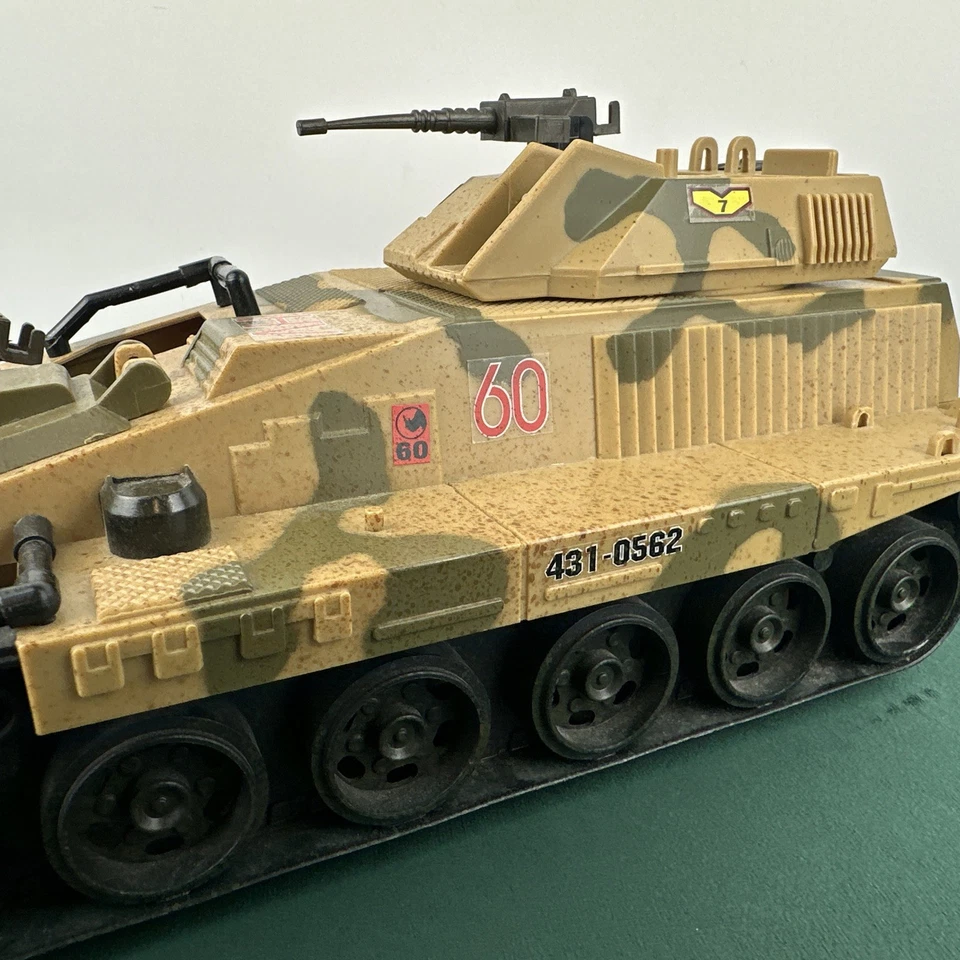De colección 1986 Lanard Toys The Corps Defensa Convoy Tanque GI Joe Juguete Militar Foto 3 de 4