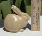 Rookwood Pottery #6160 Cream Tan Rabbit Bunny Ornament Figurine — photo 6