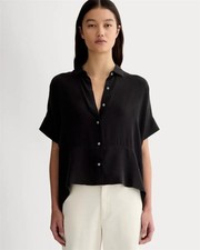 NWT everlane The Boxy Shirt in Washable Silk