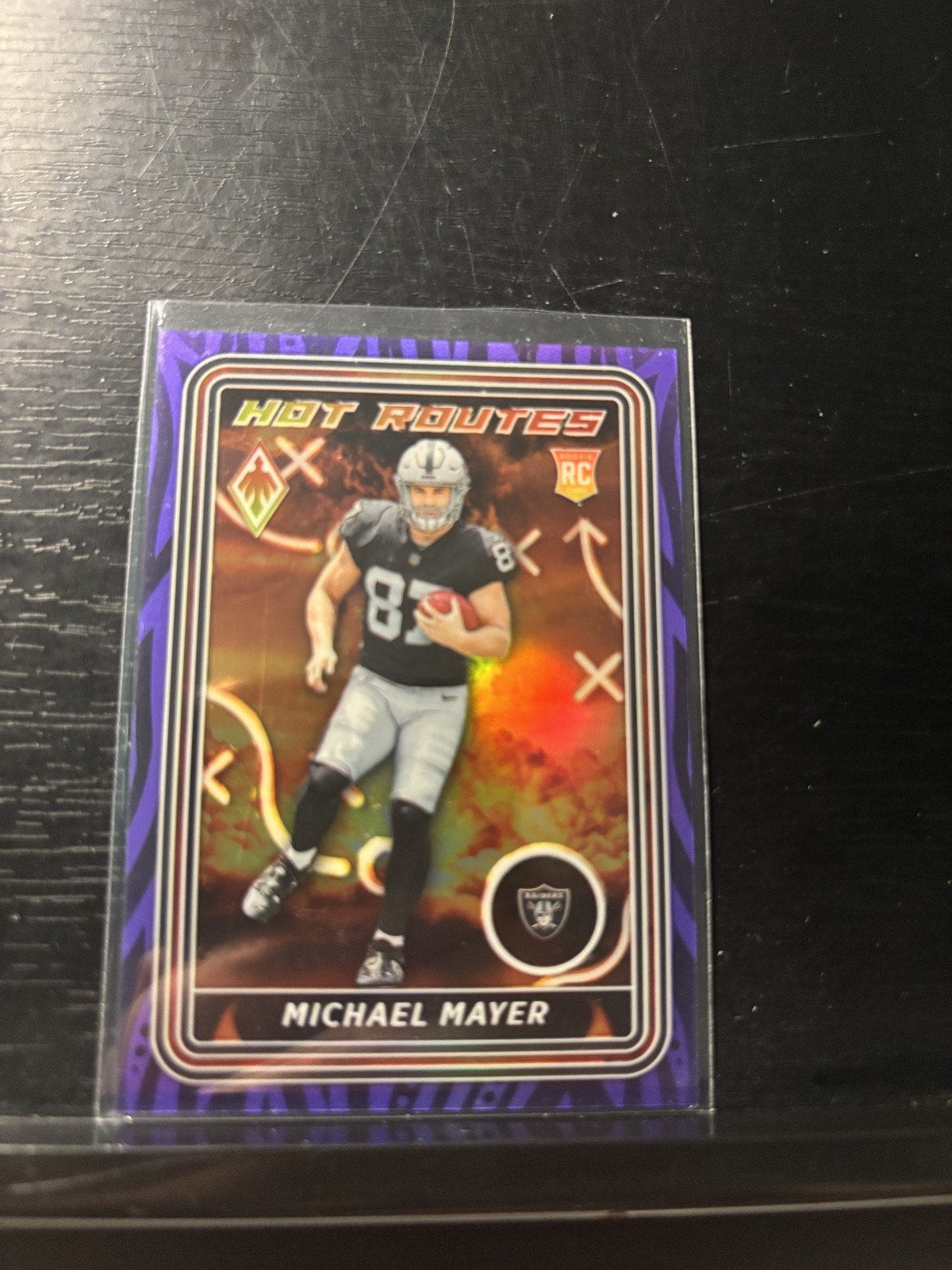 2023 Panini Phoenix - Hot Routes Michael Mayer #HR-14 Purple /125 (RC)