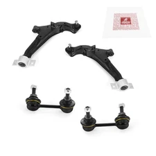 Front Lower Control Arm & Front Sway Bar Link Kit for 02-04 Infiniti I35 4 PCS