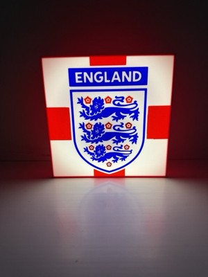 England Flagge Fußball inspiriert Leuchtkasten LED USB Männerhöhle Bar Pub Schuppen Lampe Geschenk