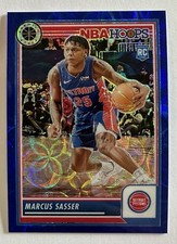 2023-24 Panini NBA HOOPS Premium Stock - Marcus Sasser # blue Scope 21/25