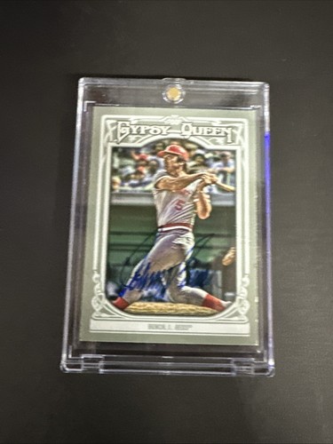 2013 Topps Gypsy Queen - Johnny Bench #300 Cin Reds - Signed -CEI SPORTS COA