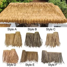 Artificial Palm Thatch Roofing Accessory, Realistic Bar Hut Grass Grass Skirting