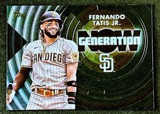 2022 Topps Series 1 FERNANDO TATIS JR. Generation Now Black /299 #GN-2 Padres