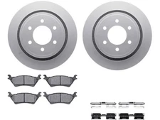 For 2012-2020 Ford F150 Brake Pad and Rotor Kit Rear Dynamic Friction 47119FYXN