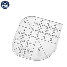 Versatile 6 Curved Corner Cutter Ruler for Ac...