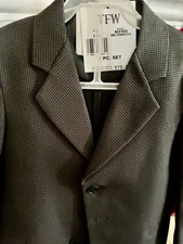 TFW Suit Charcoal Boys Size 6 Jacket and Pant