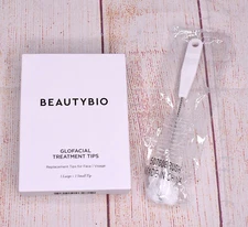 BeautyBio Glofacial Replacement Treatment Tips for Face 1 Large + 1 Small NEW