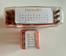 ImpressArt Austin Lowercase Letters  Numbers Metal Stamps Set, 3mm 42 pcs .