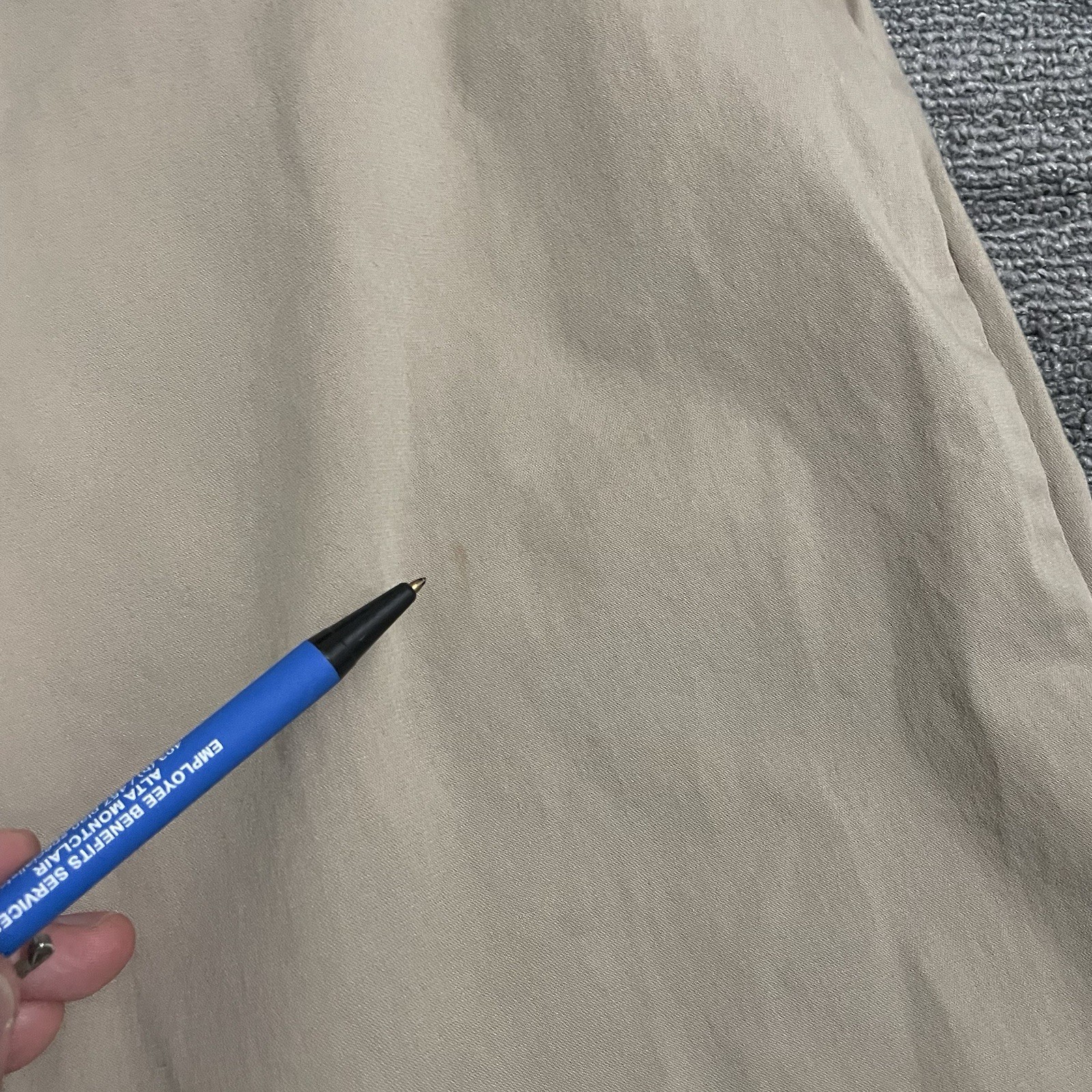 Birddogs Pants Mens 34x28 Beige Unlined Performance Chinos Cotton Blend Stretch*