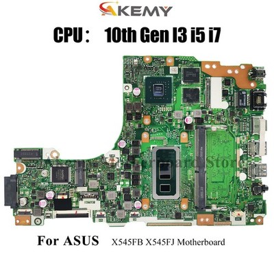 X545FB Laptop Motherboard For ASUS X545FJ Mainboard W/ 10th Gen I3 i5 i7