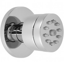 Seitenbrause Wandbrause Seitendusche Massagebrause Brause Wanddüse rund Antikalk