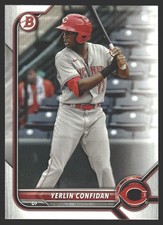 Yerlin Confidan #BD-199 2022 Bowman Draft Cincinnati Reds