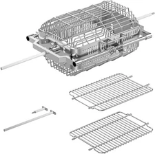 Turkey Basket, Rotisserie Basket Kit for Kamado Joe JoeTisserie KJ155172022 Gril