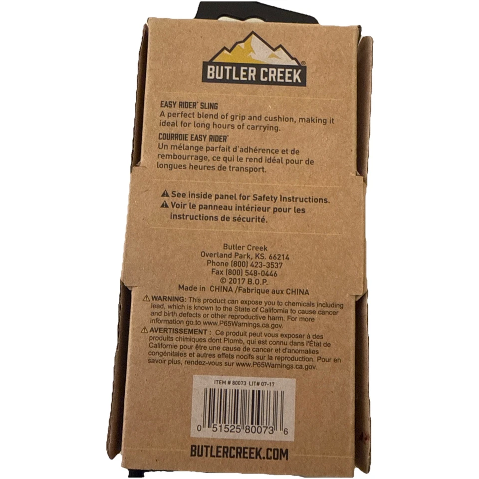 Butler Creek Easy Rider Rifle Sling-Black-80073 - Image 3 of 4