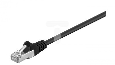 Kabel krosowy patchcord F/UTP kat.5e CCAczarny 5m 68662