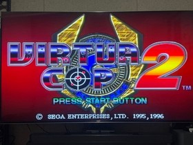 Virtua Cop 2 Sega Saturn Operation Confirmed JPN Vintage Limiited Edition Rare V