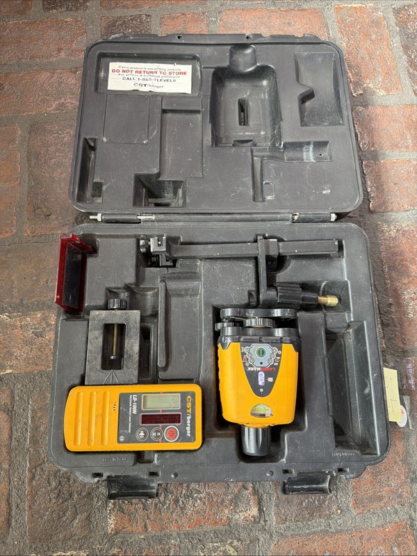 CST/Berger LaserMark Wizard LM30 Rotary Laser Detector LD-100N Complete in Case