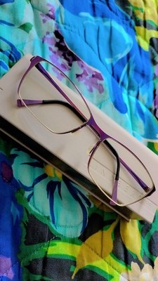 LINDBERG STRIP TITANIUM Brille Mod.7340 Damen Lila Col.88 Vollrand Gla...