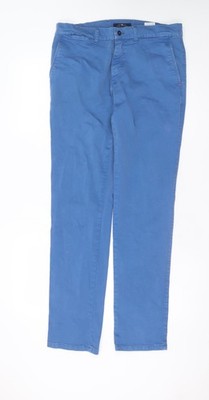 Blaue Herren-Chinohose UK-Größe 34 LCDN Couture Regular Fit