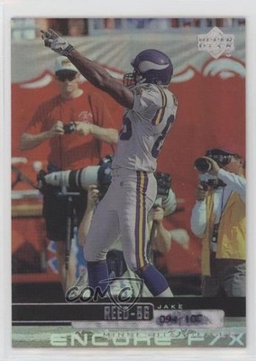 1999 Upper Deck Encore F/X 94/100 Jake Reed #98 0c6