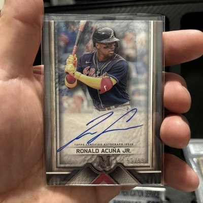 2023 Topps Museum Collection - Ronald Acuña Jr.  autograph on card /99