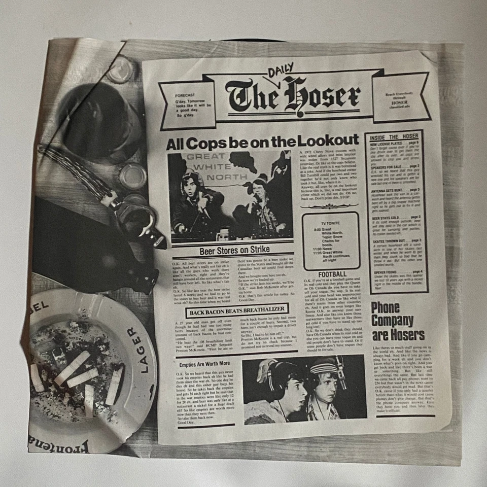 Bob And Doug McKenzie Great White North Vinyl LP 1981 Getty Lee NM Foto 3 de 4