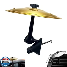 Car Cymbal Air Vent Crash Resistant Mini Drum - Dashboard Mounted Universal C