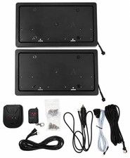 Electronic Dual Flip-up License Plate Frame Electronic Dual Flip-up License Plate Frame