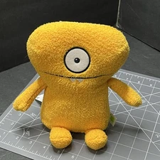 Ugly Doll Plush Yellow Wedge Head One Eye Two Teeth Stuffed Animal Toy