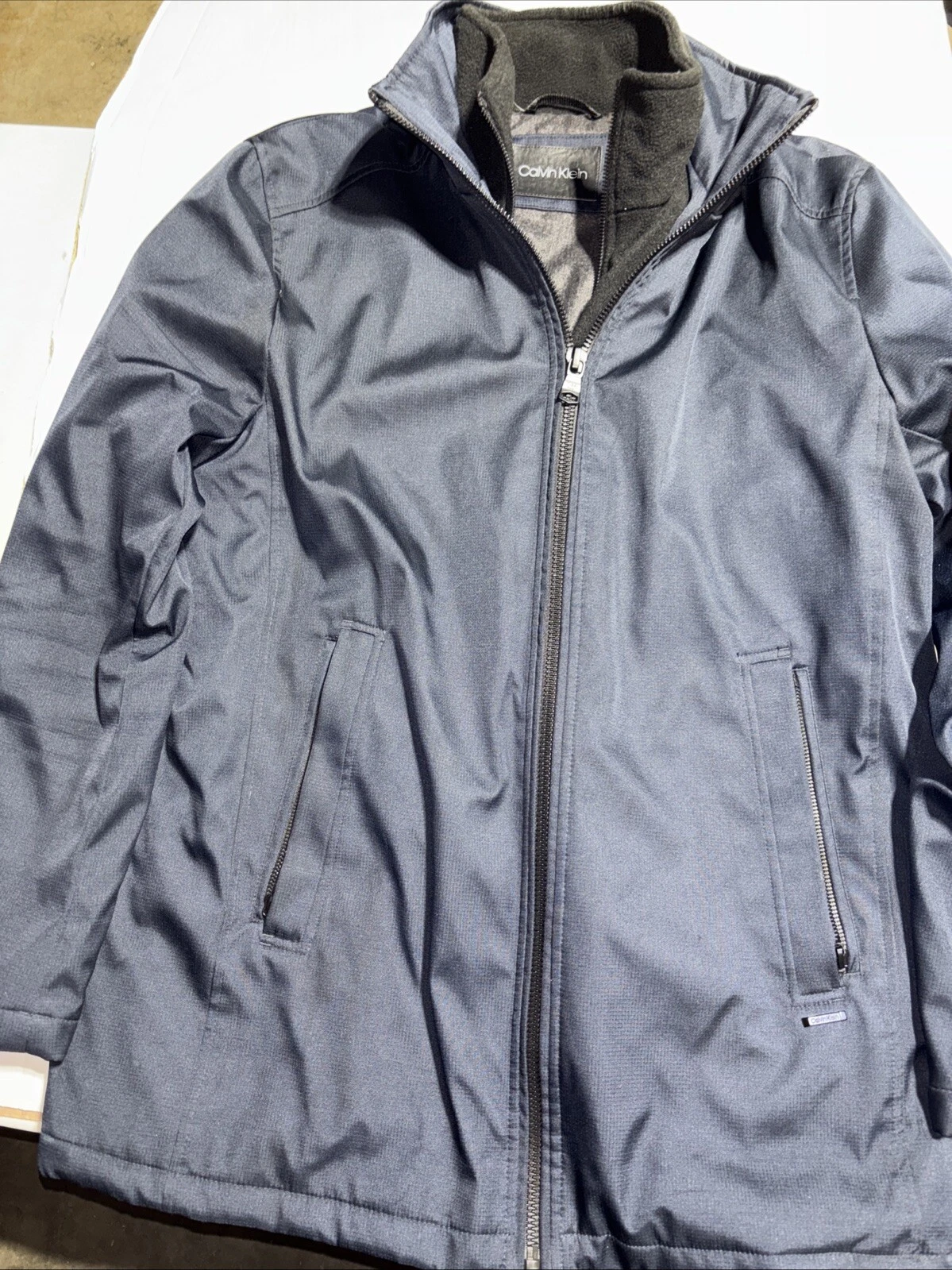 Weatherproof Modern Stretch Tech Men's Winter Coat - Blue Medium