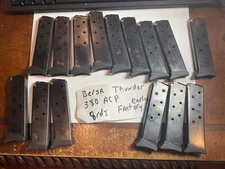 1 Early Bersa Thunder 380 acp 8 Round Mag w/ Finger Rest Factory metal follow
