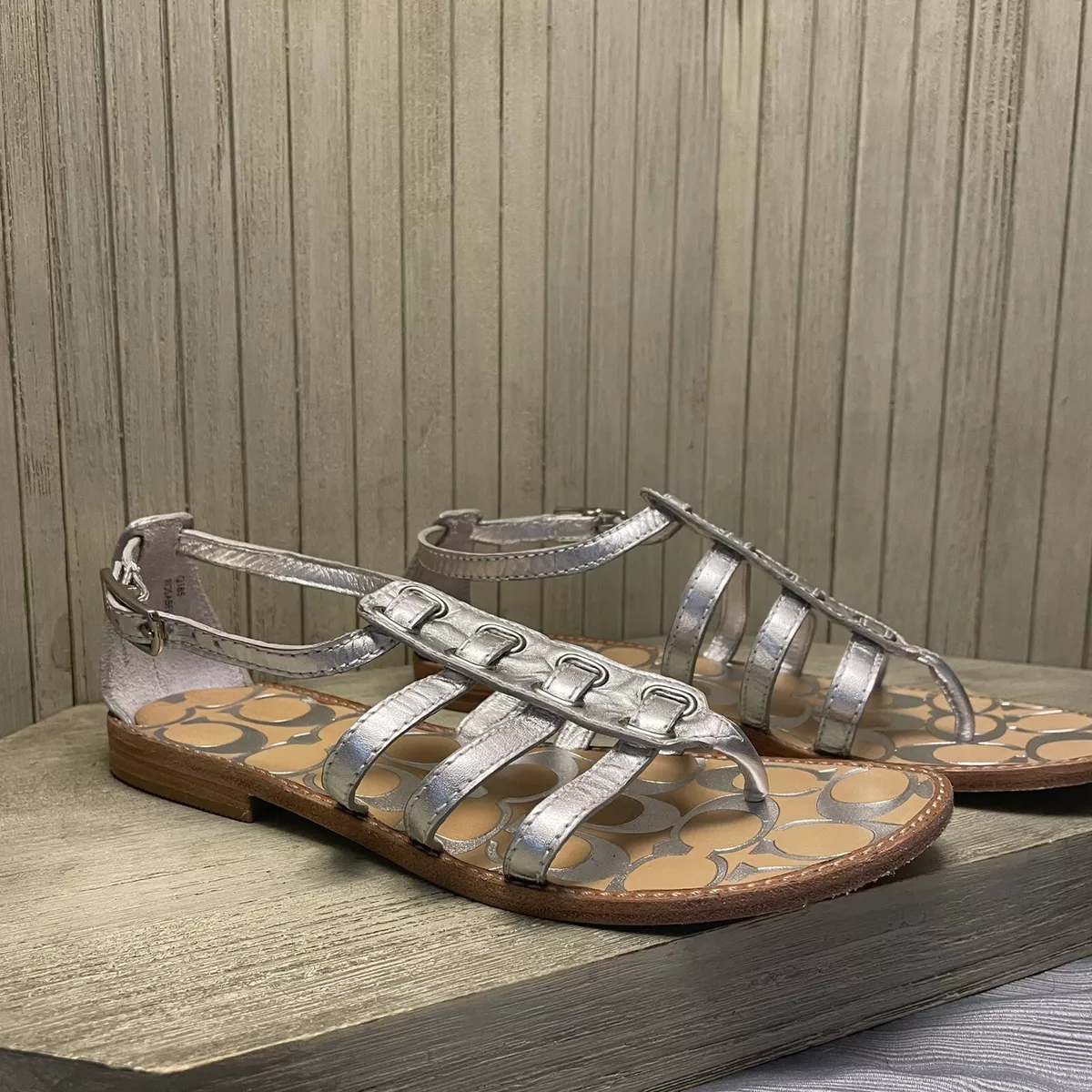 Coach shop gladiator sandals