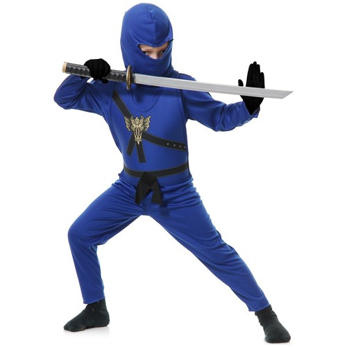 Kids Ninja Costume Ninjago Halloween Fancy Dress - Picture 5 of 8