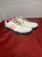 Adidas Fitfoam Women’s Golf Shoes White / Pink Size 10