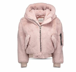 girls hooded bomber jacket