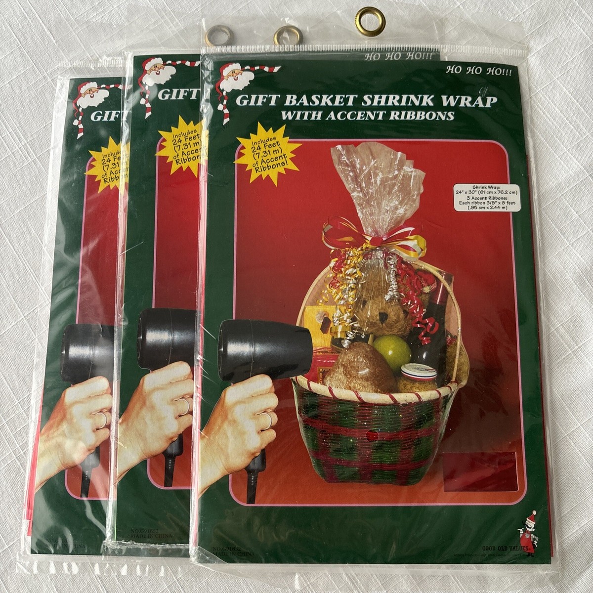 Basket Ideas Dollar Tree Gift Bags Christmas Set Of Large Shrink