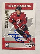 Tampa Bay Lightning TOM PYATT Signed Card