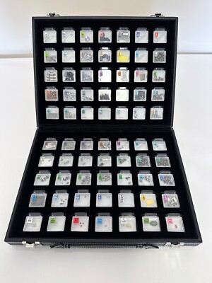 70 Stück Luxus Periodenelement Fliesenständer inkl. plus 7 Edelsteinfliesen