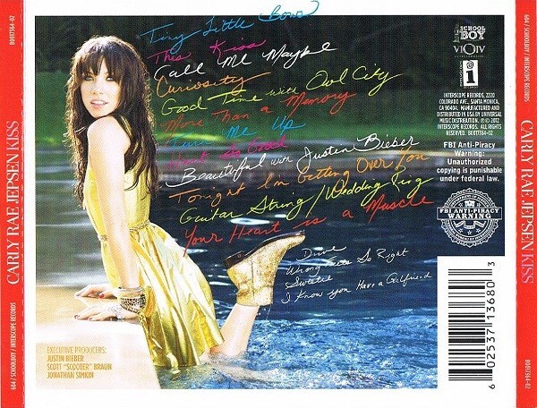 欧LP Carly Rae Jepsen Kiss 00602438931866 604 Records, School Boy Records, Interscope Records /00260 Carly Rae Jepsen – Kiss – CD (Album, Stereo), 2012 [r8360022